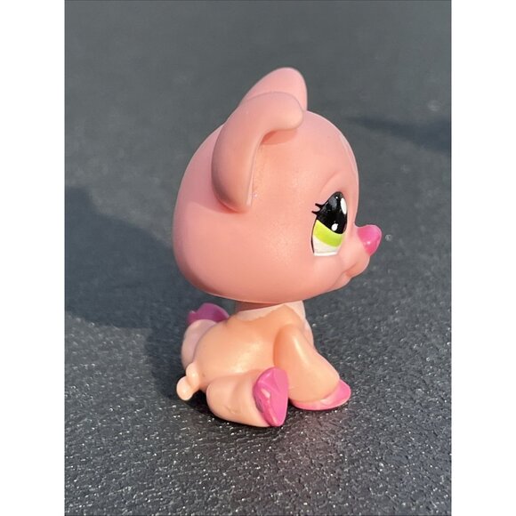 Littlest Pet Shop LPS Petriplets (only 2) Pig Piglets #1548 #1549 & Pig #2205 G2 - Picture 4 of 16